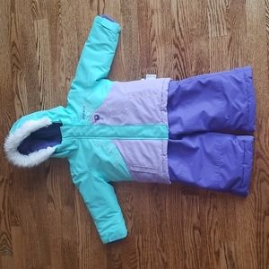 (18M) Gusti Baby Girls Matching Snowsuit ❤ Unicorn Design 🦄